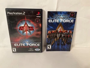 *Case & Manual Only* Star Trek Voyager Elite Force PS2 Playstation 2 Book *OEM* - Picture 1 of 5