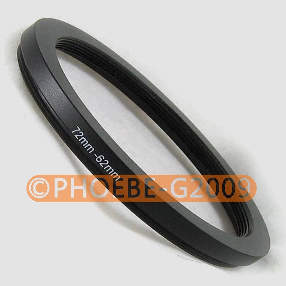 72mm-62mm 72-62 Step Down Filter Ring Stepping Adapter - Image 1 of 1