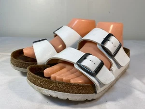 Birkenstock Arizona Sandali da donna bianchi slip on - EU 39 (L8 M6) - Foto 1 di 7