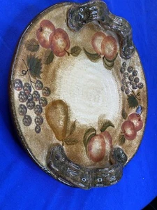 Serving Platter Chop Plate Parks Design Tuscan Fruit Design 12” diameter. - Picture 1 of 5