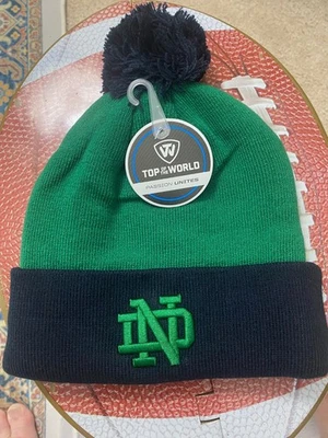 Gorro Notre Dame Fighting Irish TOW verde 2 tonos tejido con puños para hombre gorra ND Foto 1 de 2