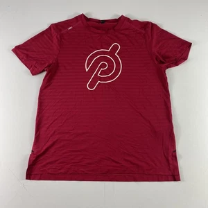 Rhone x Peloton Red Swift Shirt Mens Large Athletic Tee T-Shirt 2021 Logo Gym - Picture 1 of 12