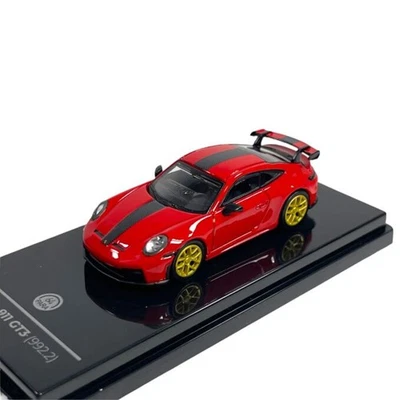 Modellino Auto Paragon 1/64 Porsche 911 GT3 (992.2) 2025 Guards Red - Immagine 1 di 4
