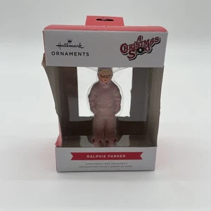 Hallmark A Christmas Story RALPHIE PARKER Ornament 2021 Pink Bunny Suit - Picture 1 of 3