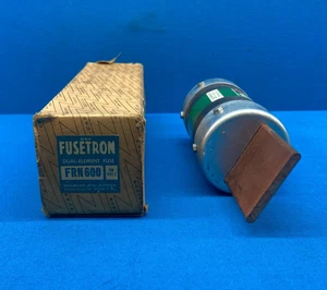 Fusetron FRN 600 Dual Element Time Delay Class K5 Replacement Fuse - Picture 1 of 7