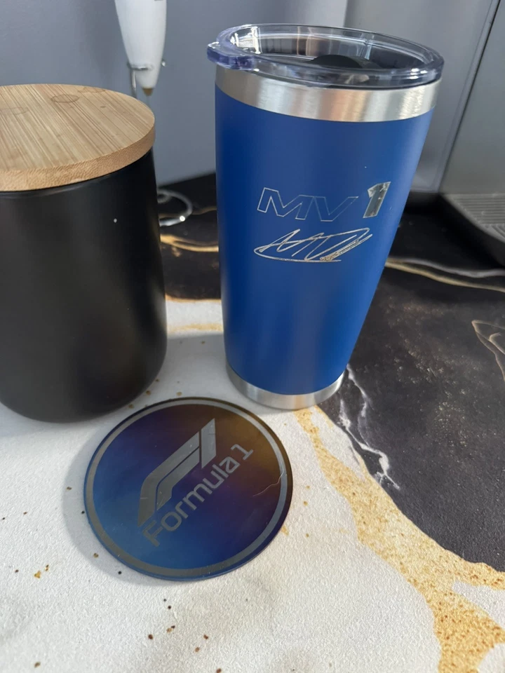 Taza de café vaso YETI MV1 Max Verstappen F1 Fórmula 1 Racing Oracle Red Bull  Foto 1 de 2