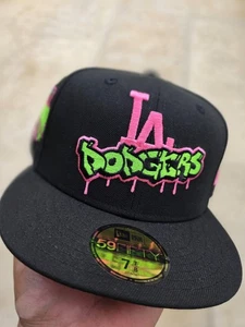 New Era Los Angeles Dodgers All Star Game 1996 Neon Edition 59Fifty Fitted Hat - Picture 1 of 5