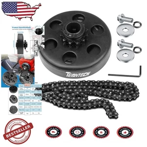 3/4" Go Kart Clutch 10T 420 Chain, Tecumseh/Honda/Predator Engines - Picture 1 of 11