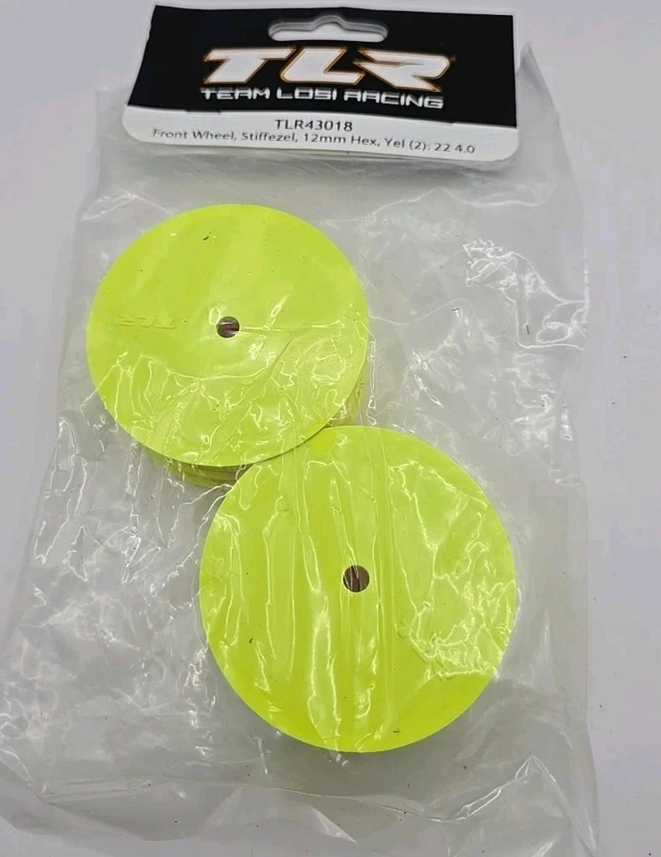Rueda delantera Team Losi Stiffezel 12 mm hexagonal amarillo 22 4,0 TLR43018 Foto 1 de 1