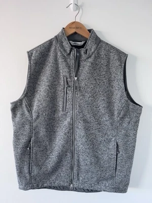 Peter Millar Men’s Heavyweight Polyester Charcoal Golf Vest Large - Image 1 of 4