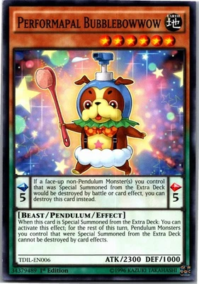 Performapal Bubblebowwow Common The Dark Illusion TDIL-EN006 HP/DMG - Image 1 of 2