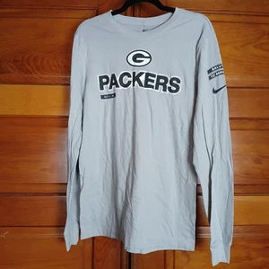 NWT Men's Green Bay Packers Nike Gray 2024 Salute To Service Long Sleeve Small - Picture 1 of 4