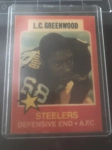 1975 Topps Wonder Bread #6 L.C. Greenwood Pittsburgh Steelers NFL Football HOF - Picture 1 of 10