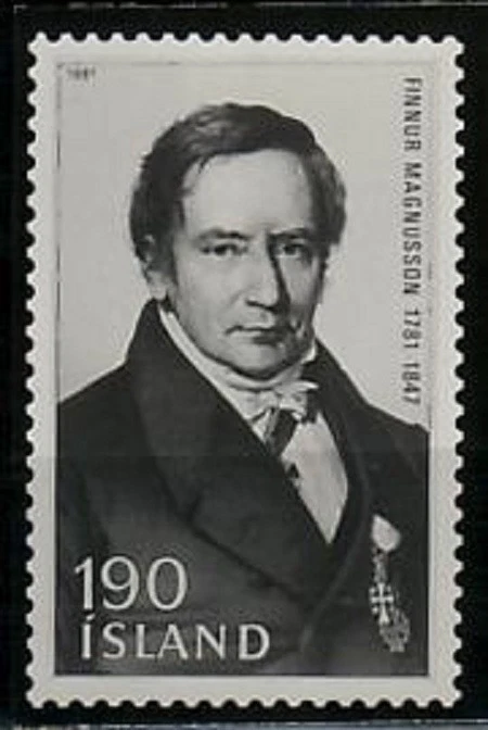 Ensayo fotográfico, Islandia Sc540 Guardián de archivos privados Finnur Magnusson (1781-1847). Foto 1 de 1