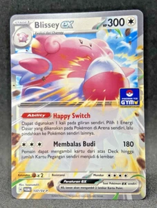 Juego de Cartas Coleccionables Pokémon Especiales Indonesia Blissey EX Gimnasio Promo 137/S-P Casi Como Nuevo - Imagen 1 de 5