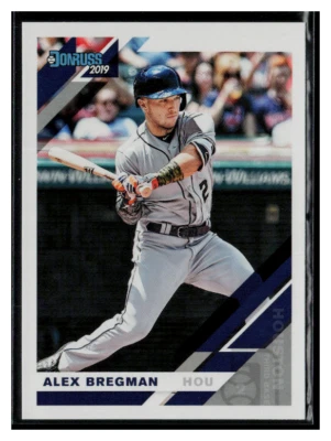 2019 Donruss #182b Alex Bregman VAR - Grey Uniform - Image 1 of 2