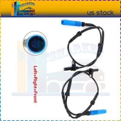 2X ABS Wheel Speed Sensor Front Left Right For BMW 745i 760Li 745Li 2003 2004 Foto 1 de 4