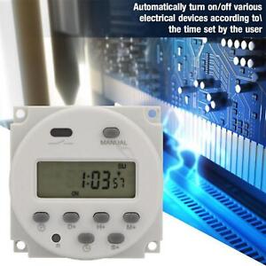 DC12V 16A Digital LCD DIN Programmable Weekly Rail Timer Time Relay Switch S3D5