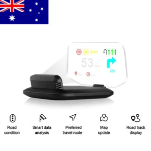 Car OBD2 Head Up Display Navigation HUD Mirror GPS HUD Projection Speedometer AU - Picture 1 of 10