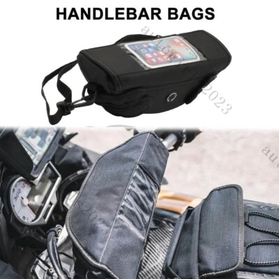 Bolsa de viaje para manillar de motocicleta bolsa de almacenamiento impermeable para BMW Honda Yamaha nueva Foto 1 de 4