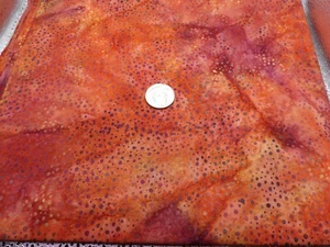 Orange Abstract Pattern Fabric - Picture 1 of 2