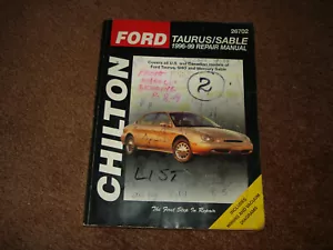 FORD TAURUS / SABLE 1996-99 CHILTONS REPAIR MANUAL **SUPER PRICE** - Picture 1 of 4