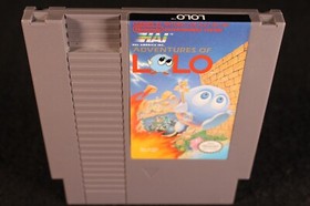 Nintendo Adventures of Lolo NES vintage original retro video game cartridge 1989