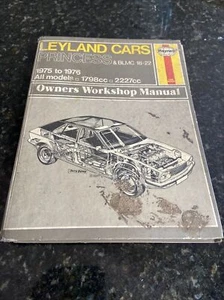 Haynes Workshop Manual. No. 286. PRINCESS 1798cc, 2227cc, All Models (1975-76) - Picture 1 of 12