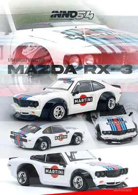 INNO - MAZDA SAVANNA RX-3 MARTINI RACING LIVERY - image 1 of 4