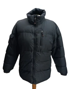 Chaqueta acolchada NordicTrack para hombre L 42-44 abrigo de invierno esquí snowboard con capucha negra - Imagen 1 de 15