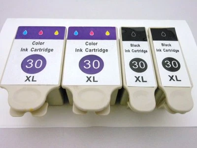 Kodak 30 XL Black 30XL Color Inkjet for ESP Office 2170 2150 2100 C300 C310 4PK - Image 1 of 2