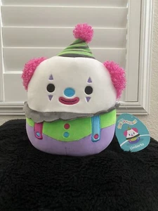 Squishmallows 8” Umberto Clown 2023 Blacklight Squad IN HAND BNWT - Picture 1 of 2