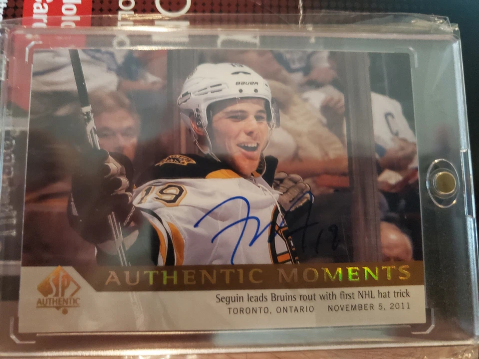 2012-13 UD SP Authentic Tyler Seguin Authentic Moments - Hard Signed - Image 1 of 1