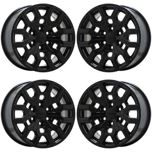 18" GMC Canyon Gloss Black wheels rims Factory OEM 14097 EXCHANGE - Picture 1 of 8