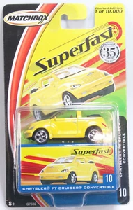 2004 Matchbox #10 - J - New Superfast - Limited - Chrysler PT Cruiser Convertible - Picture 1 of 1