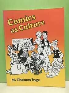 Comics als Kultur von M. Thomas Inge 1./1. Trade Taschenbuch 1990 - Bild 1 von 12