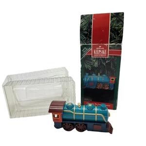 Hallmark Andenken Ornament Sky Line Metallguss Lokomotive Zug Motor QX531-1 - Bild 1 von 4