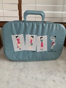 Vintage 1950's Ponytail  Miss Weekender Girls Suitcase