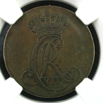 1787 Schleswig-Holstein Germany "1 Sechsling" - NGC "VF 30 BN" - Coin Circulated - Image 1 of 4
