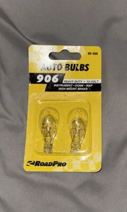 Roadpro RP-906 906 STRAPAZIERFÄHIGE KFZ-ERSATZLAMPEN KLAR 2ER-PACK NEU - Bild 1 von 2