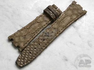 Correa de cuero pitón dorado Pitone para Audemars Piguet roble real 15300 15400 - Imagen 1 de 2
