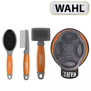 More details for wahl essential pet grooming brush comb and glove set for dogs &amp; cats
