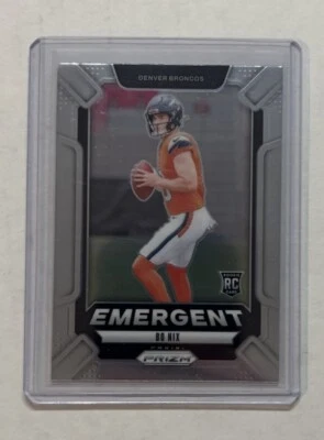 2024 Panini Prizm Football Bo Nix Emergent Rookie #3 Denver Broncos  🤑🤑🤑 - Image 1 of 2