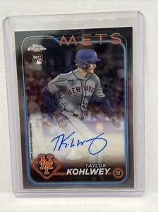 2024 Topps Chrome #RA-TK TAYLOR KOHLWEY RC Auto - New York Mets - Picture 1 of 2