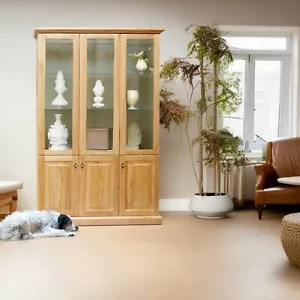 KLAR NATUR KIEFERNHOLZ FRONT Holz Kassetten TÜR Lamellenschrank Kleiderschrank - Bild 1 von 13