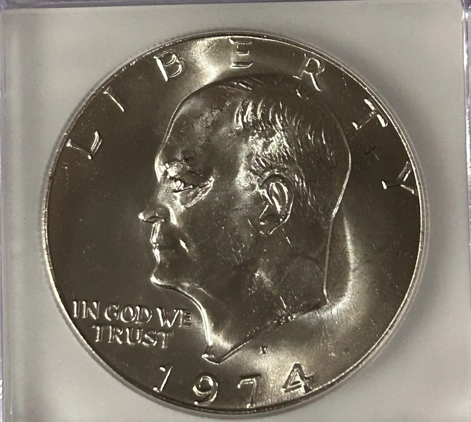 1974 D Eisenhower Dollar MS67 - Rare - Top Pop - Image 1 of 4