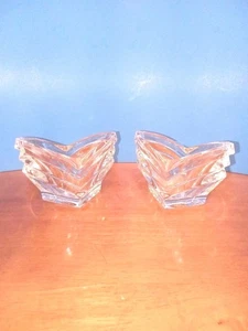 VTG Makisa DECO 24% Lead Crystal Votive/Tea Light Candle Holders. 5"H X 3.5W.... - Picture 1 of 13