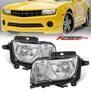 Conjunto de par de faros halógenos cromados para Chevy Camaro 2010-2013 - Imagen 1 de 8