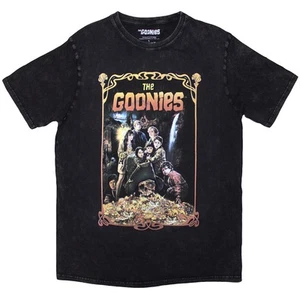 The Goonies Unisex Stone Wash T-Shirt: Movie Poster (Black) (Large) - Picture 1 of 1