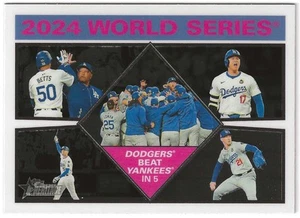 2025 Topps Heritage Chrome #462 Dodgers 2024 World Series Shohei Ohtani - Picture 1 of 1